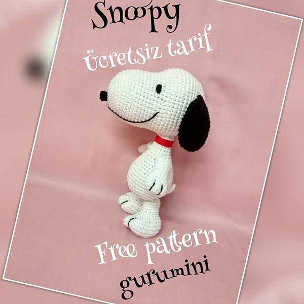 snoppy amigurumi ücretiz tarif
