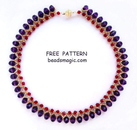 Kolay Kristal Kolye Şemalı Anlatım