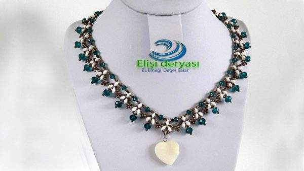 Super Duo ve Kristalle Anlatımlı Kolye Yapılışı