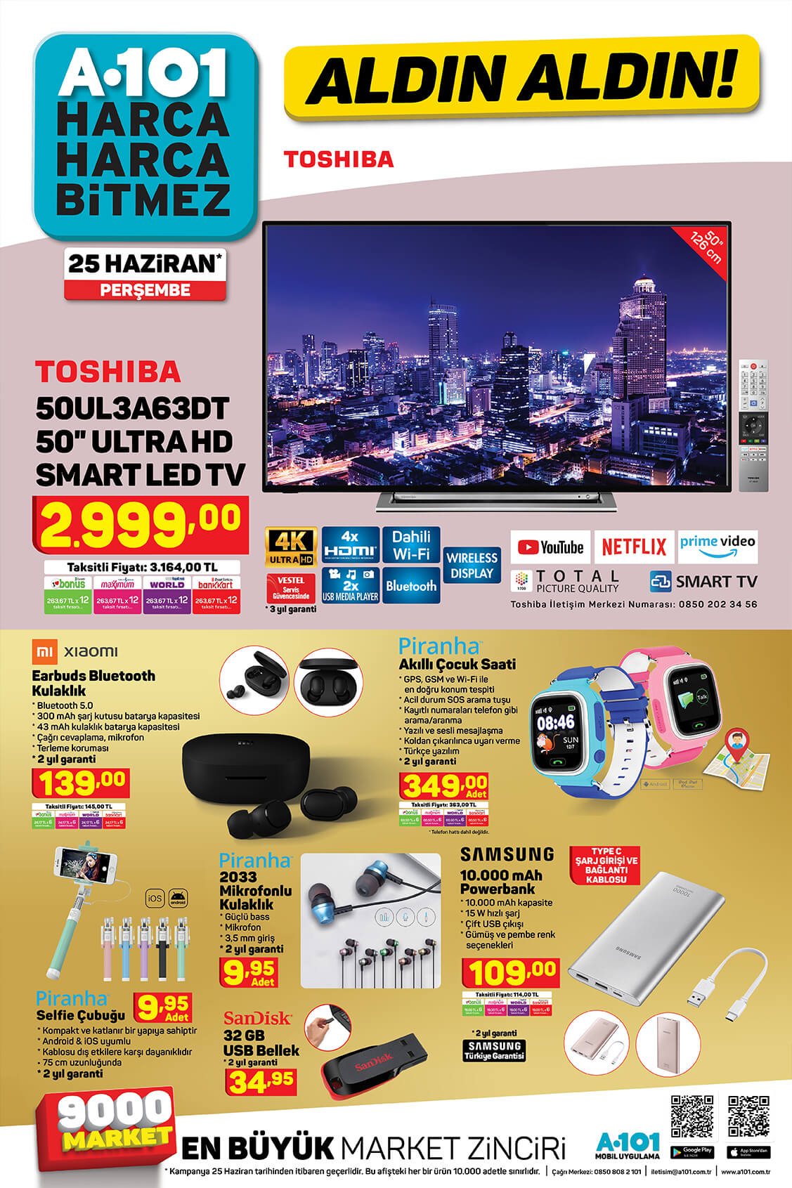 25 Haziran A 101 Aktüel