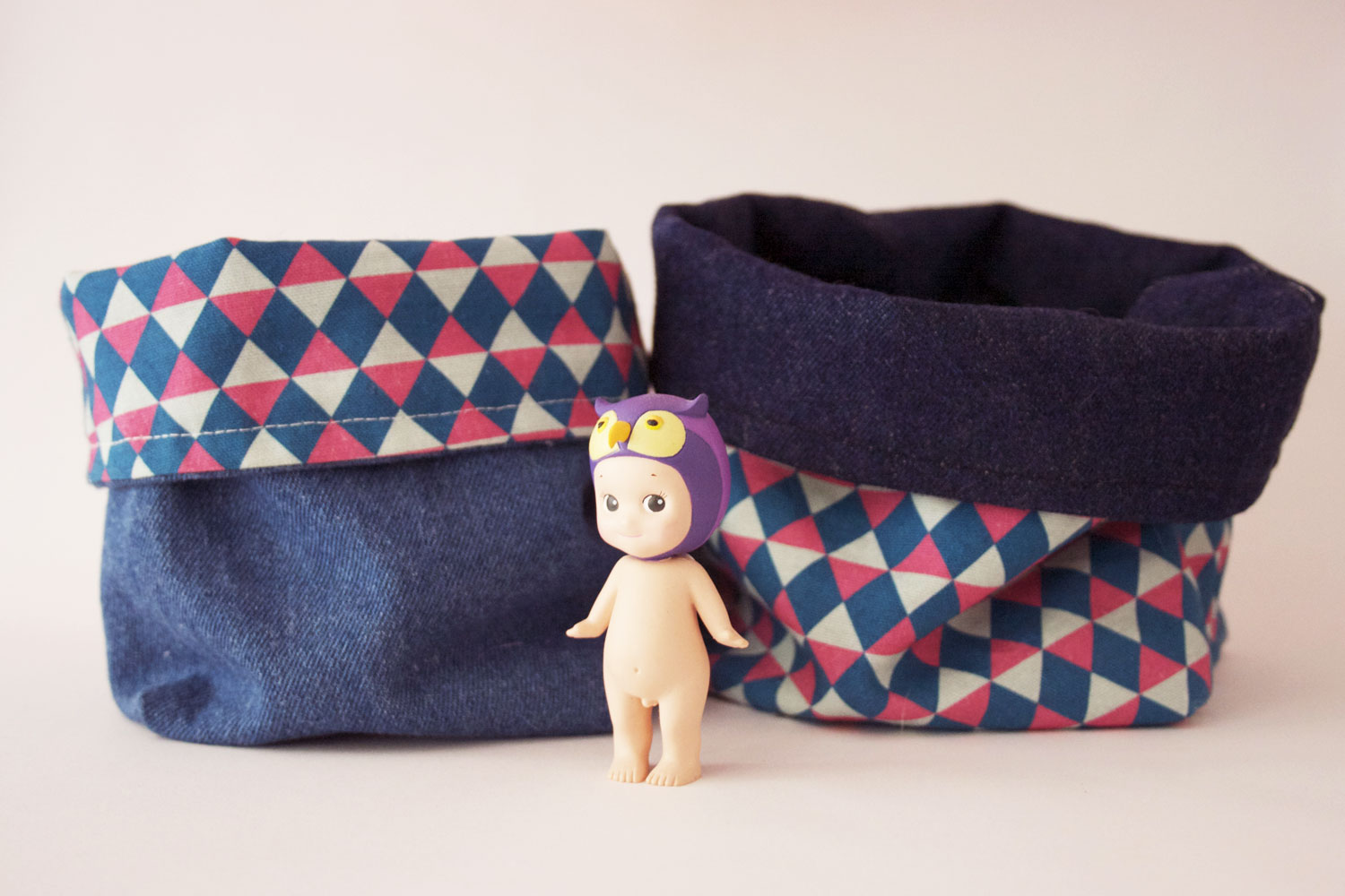 ÇİFT TARAFLI KUMAŞ SEPETİ – DIY