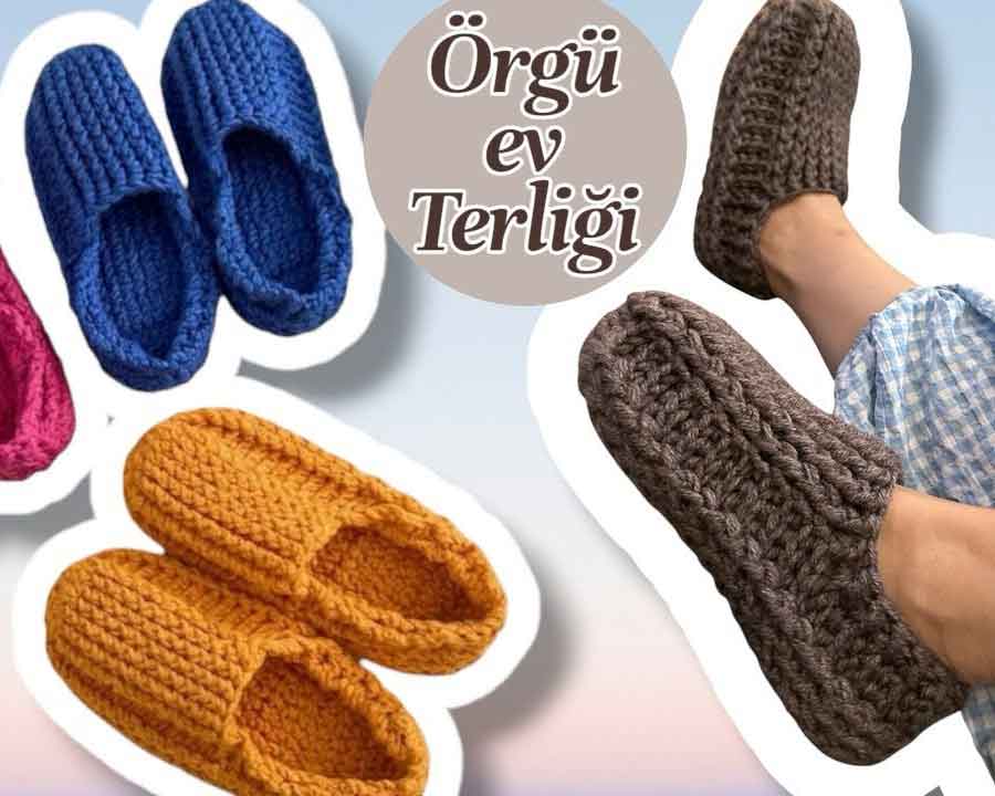Tığ İşi Ev Patiği Tarifi